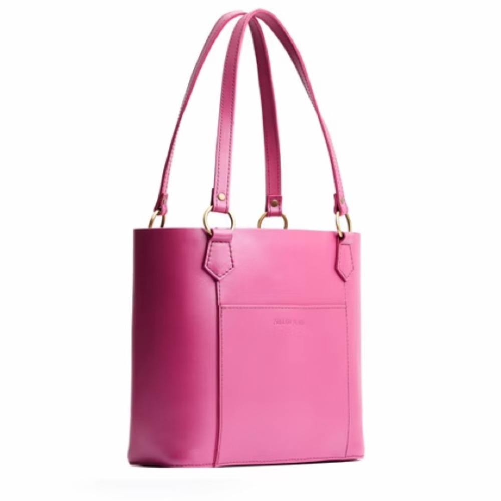 Portland leather goods lipgloss market tote